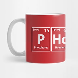 Phobic (P-Ho-Bi-C) Periodic Elements Spelling Mug